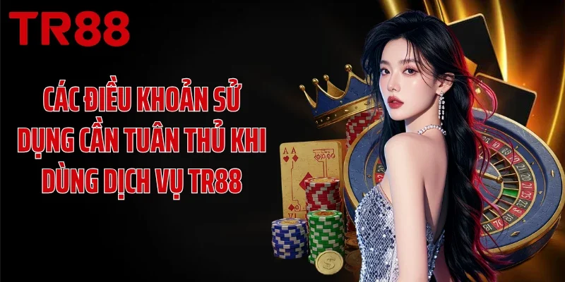 Các điều khoản sử dụng cần tuân thủ khi dùng dịch vụ TR88