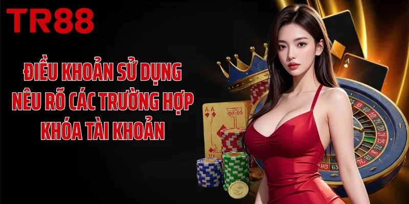 Điều khoản sử dụng nêu rõ các trường hợp khóa tài khoản